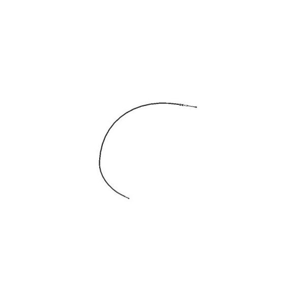 Brake cable incl. spring, unit
